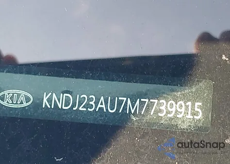 2021 Kia Soul S из США, поврежденный, VIN KNDJ23AU7M7739915